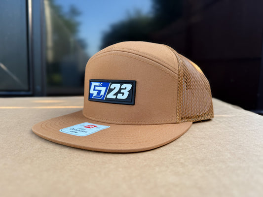 CD/23 Blue PVC Patch: Caramel