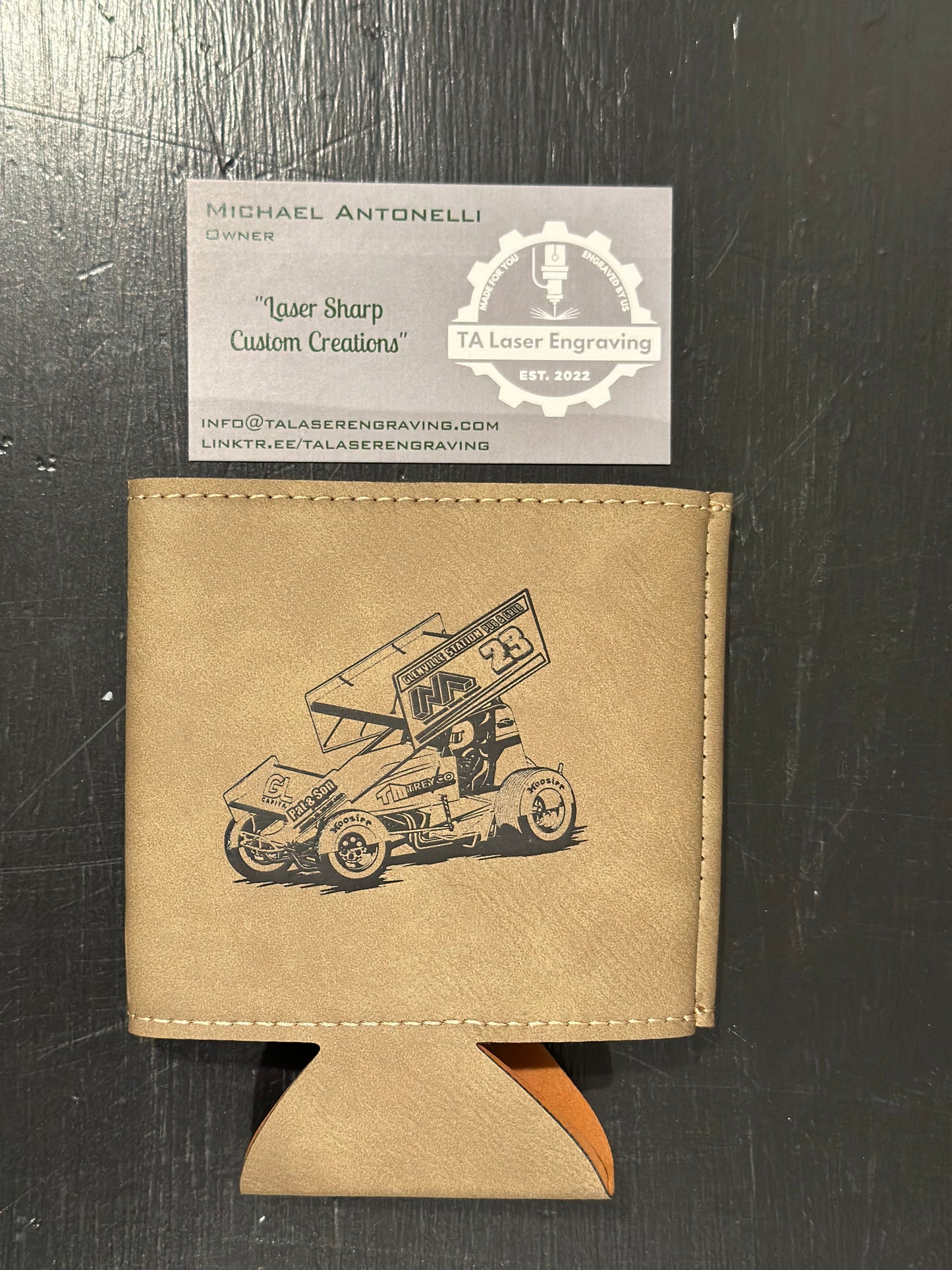 Leather Coozie