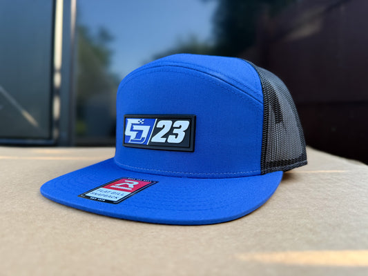 CD/23 Blue PVC Patch: Royal Blue