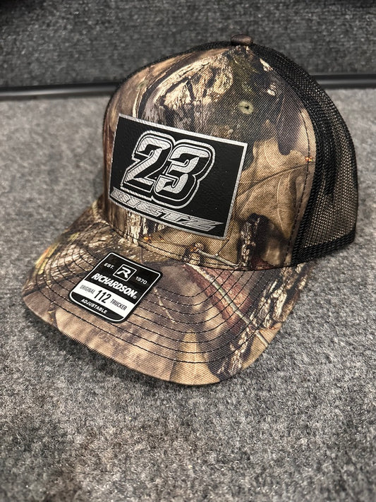 Camo Snapback w/ Silver Patch